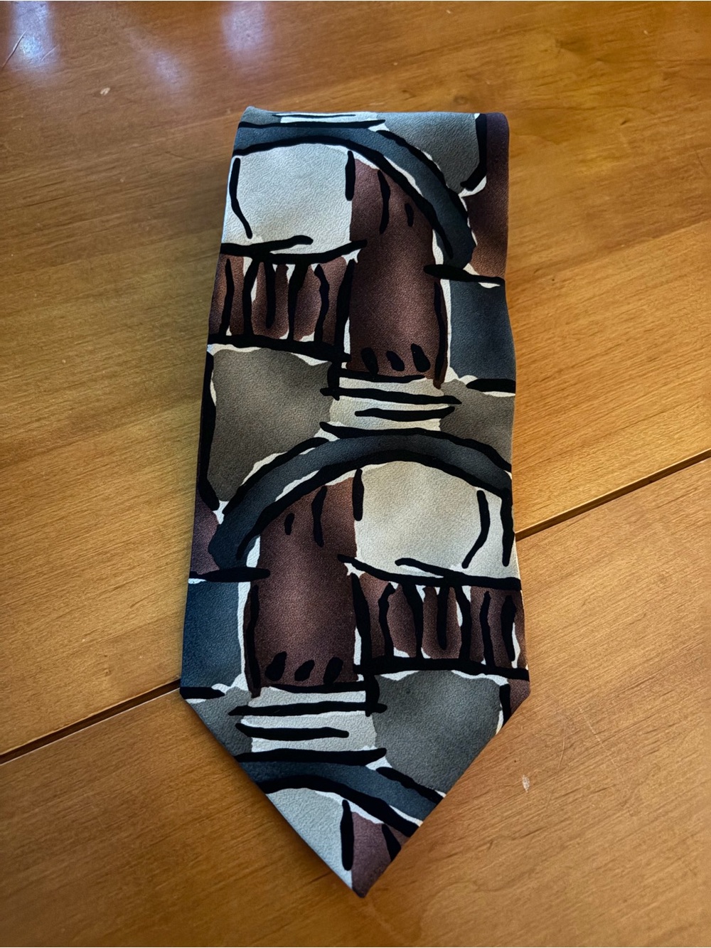 VTG 1996 J. Garcia ‘Paris in the Rain’ Silk Tie